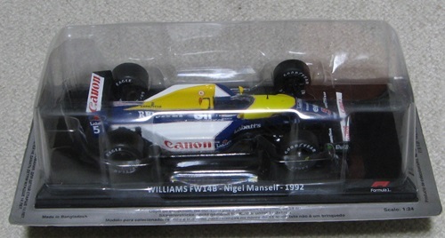 PremiumCollectibles　1/24　ウィリアムズ・FW14B　#5　N．マンセル　1992 チャンピオン_画像3