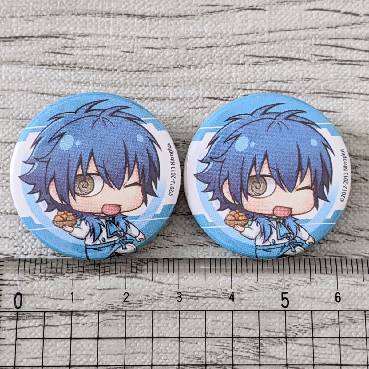 DRAMAtical Murder☆ドラマティカルマーダー 缶バッジ 蒼葉 アニメイトカフェ ニトロプラスキラル_画像1