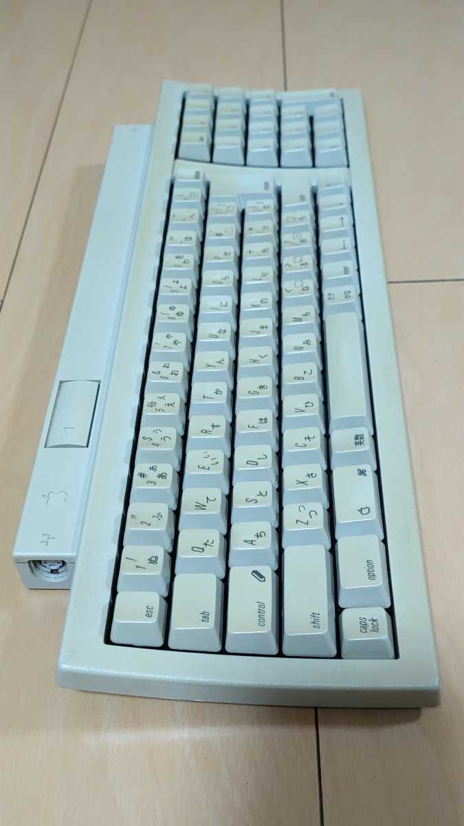 【倉庫整理】アップル Mac マッキントッシュ ADBキーボード Apple Keyboard Ⅱ M0487 + Apple Desktop Bus Mouse Ⅱ M2706 2点セットその②の画像8