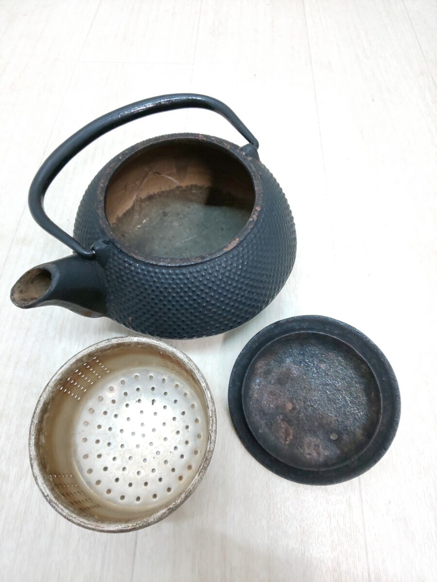 ☆南部鉄器 急須セット 茶コボシ 岩鋳 ☆南部盛岡 急須 茶こぼし き3025_画像5