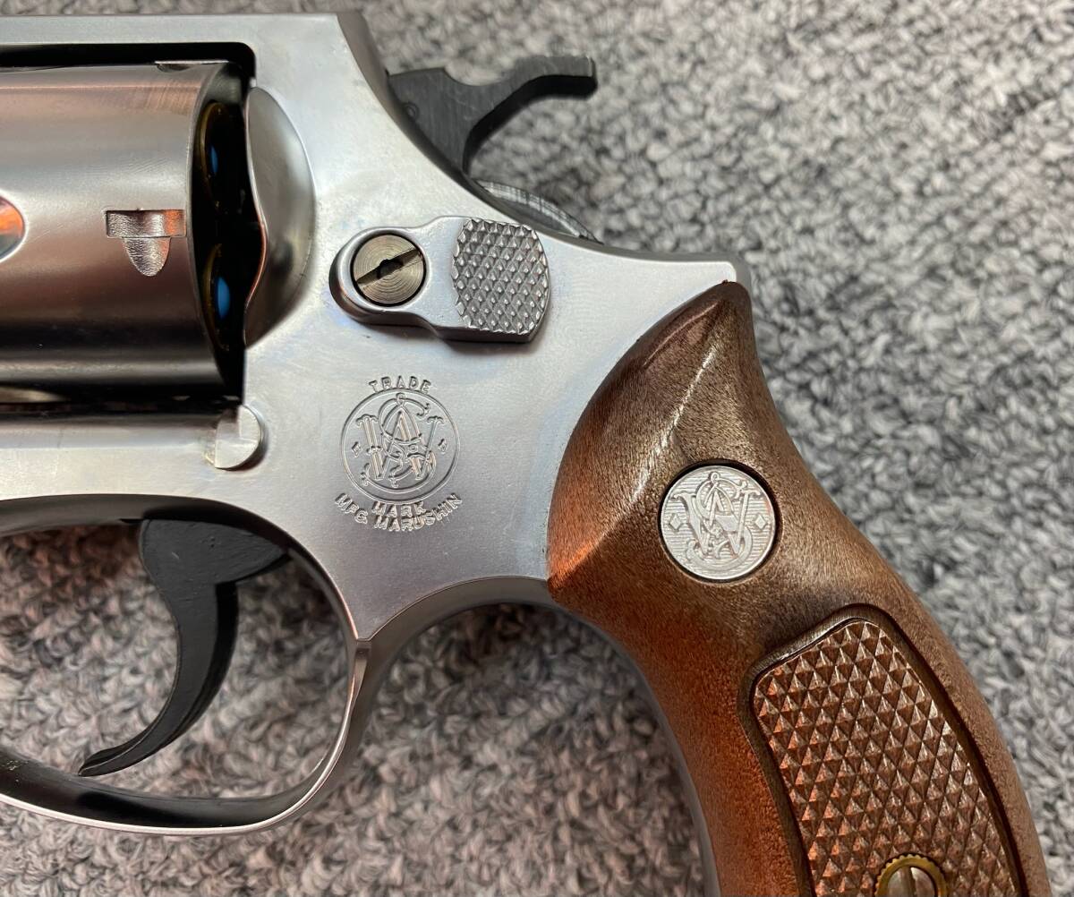 リボルバー SMITH&WESSON スミス&ウェッソン シルバー 38S.& W.SPL. 銃 ガン ミニタリー 240401-86_画像2