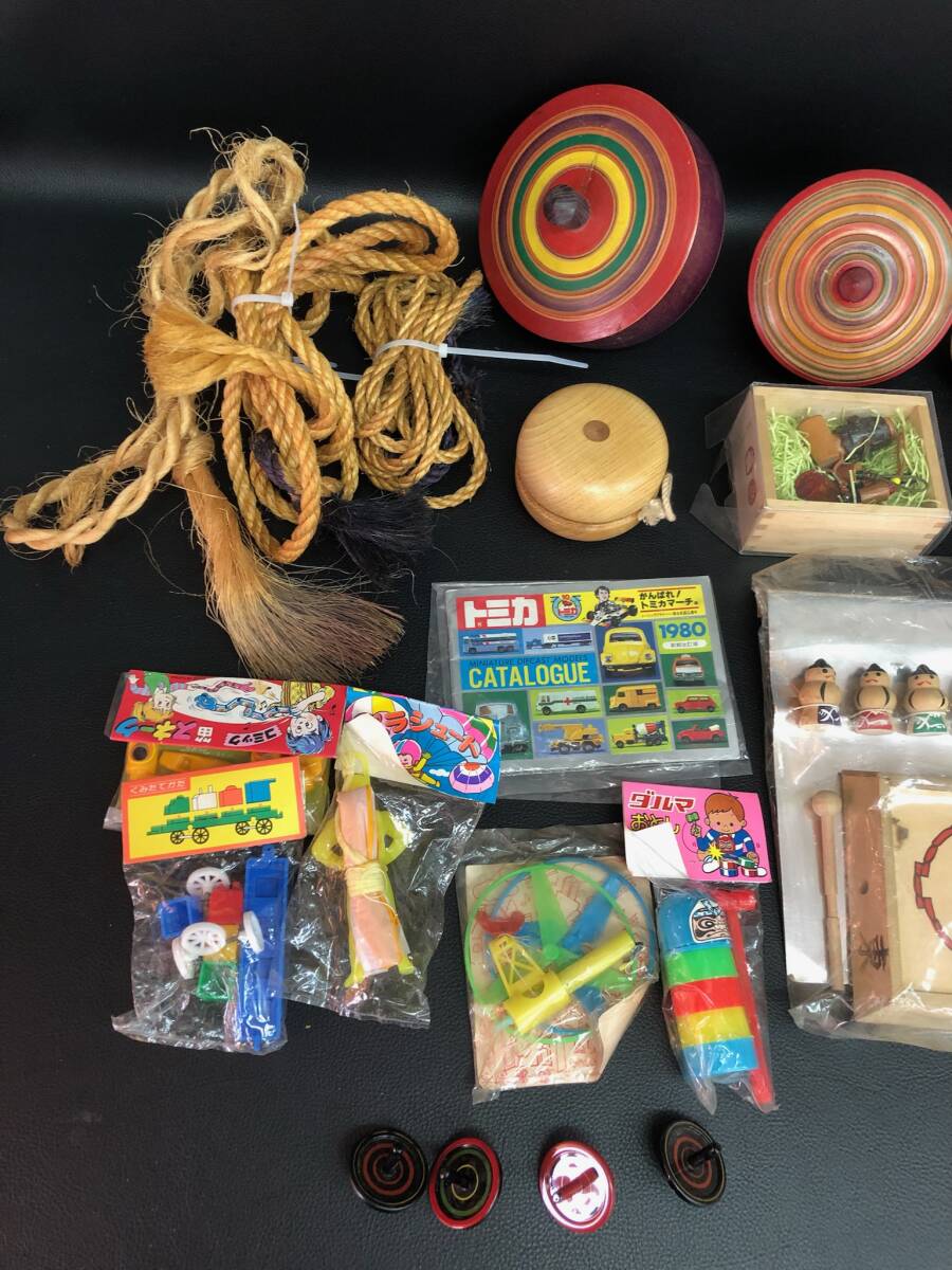  toy set whirligig antique Showa Retro toy . comfort Japan that time thing 240401-122