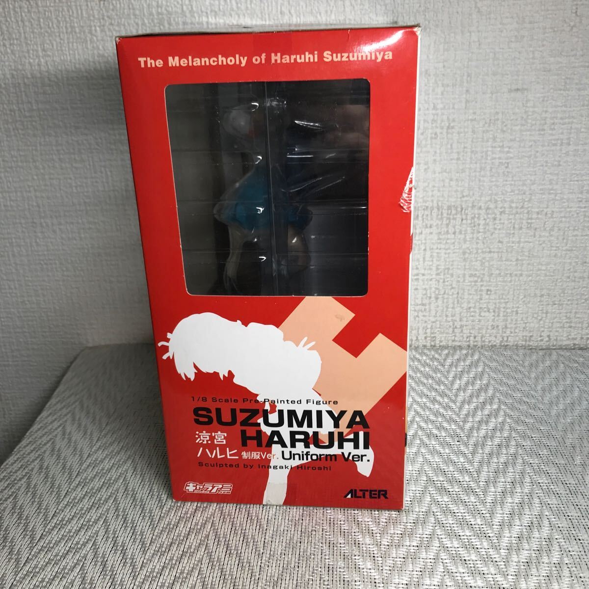  unopened storage goods / figure / Suzumiya Haruhi no Yuutsu / Suzumiya Haruhi uniform Ver./Uniform Ver./ 1/8 final product / Cara ani/ALTERaruta-