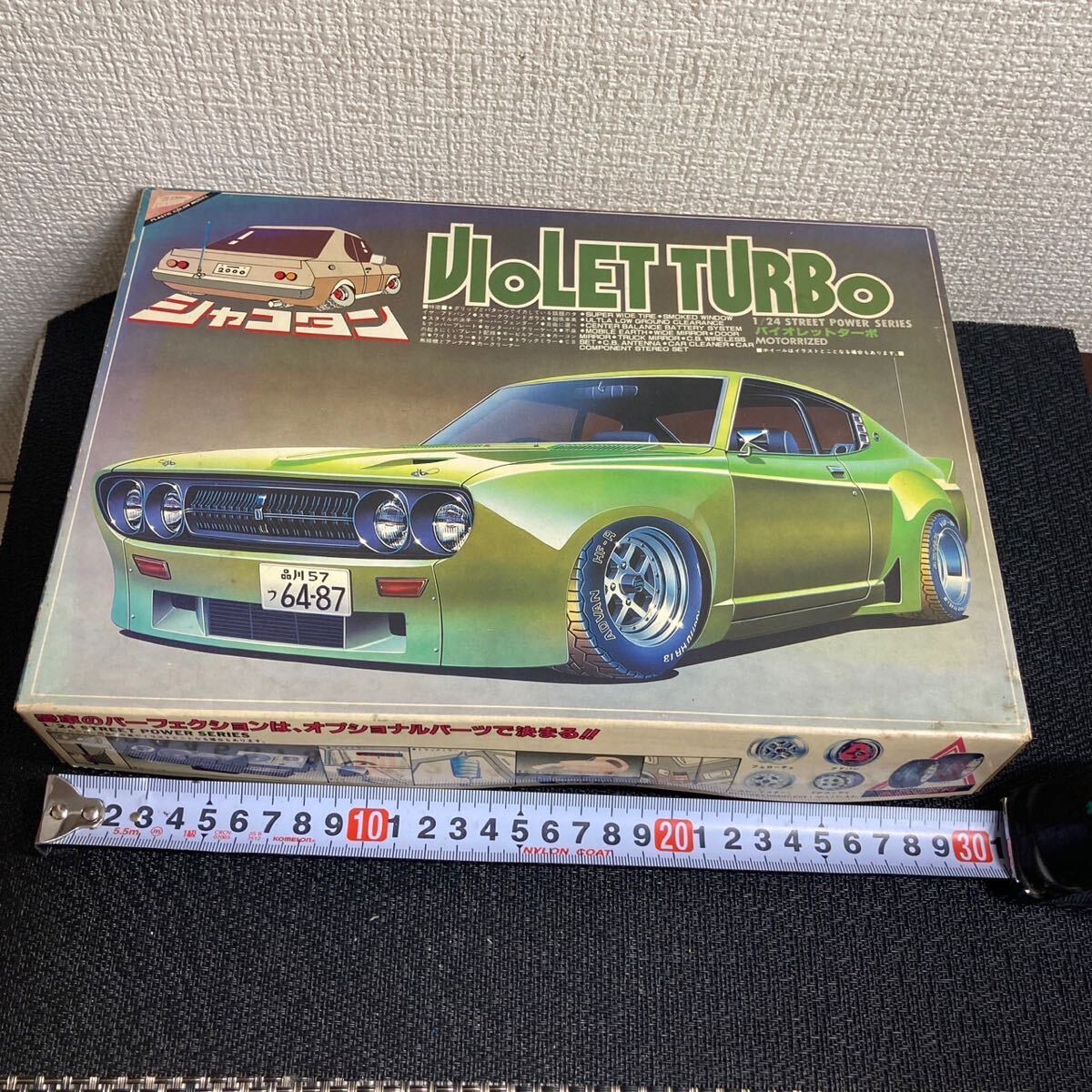  free shipping / not yet constructed storage goods /nichimo/ plastic model / lowrider Nissan violet turbo /VIOLET TURBO/ present condition goods 