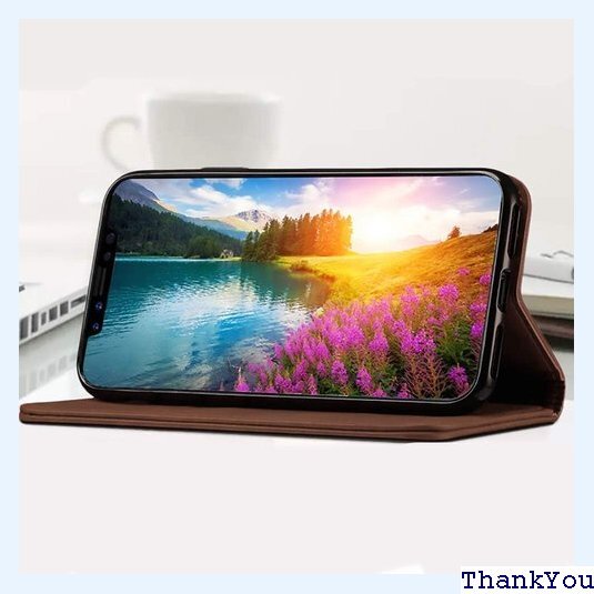 S7 edge ケース 手帳型 Galaxy S7ed プル スタンド機能 落ち着いた色 レトロ ダークブラウン 187_画像5