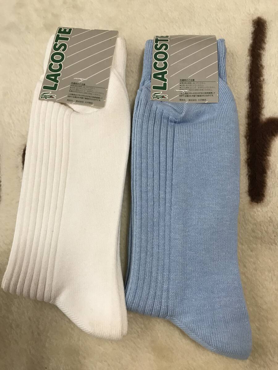 * Lacoste большой . association производства мужской носки носки 2 пар комплект частное лицо хранение новый товар не использовался размер 25~27. стоимость доставки 210 иен ~
