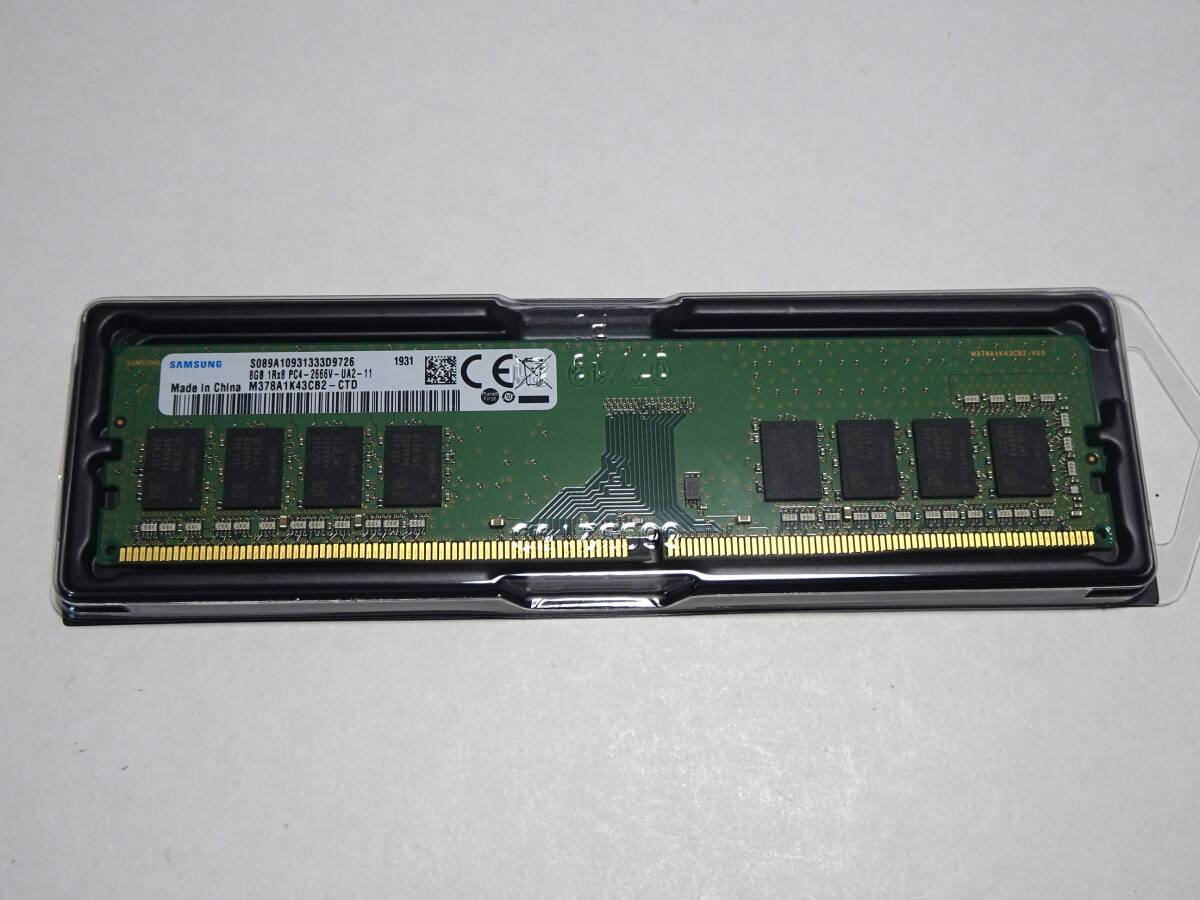 66 SAMSUNG デスクットプPC用メモリー PC4-2666V-UA2-11 DDR4 8GB _画像4