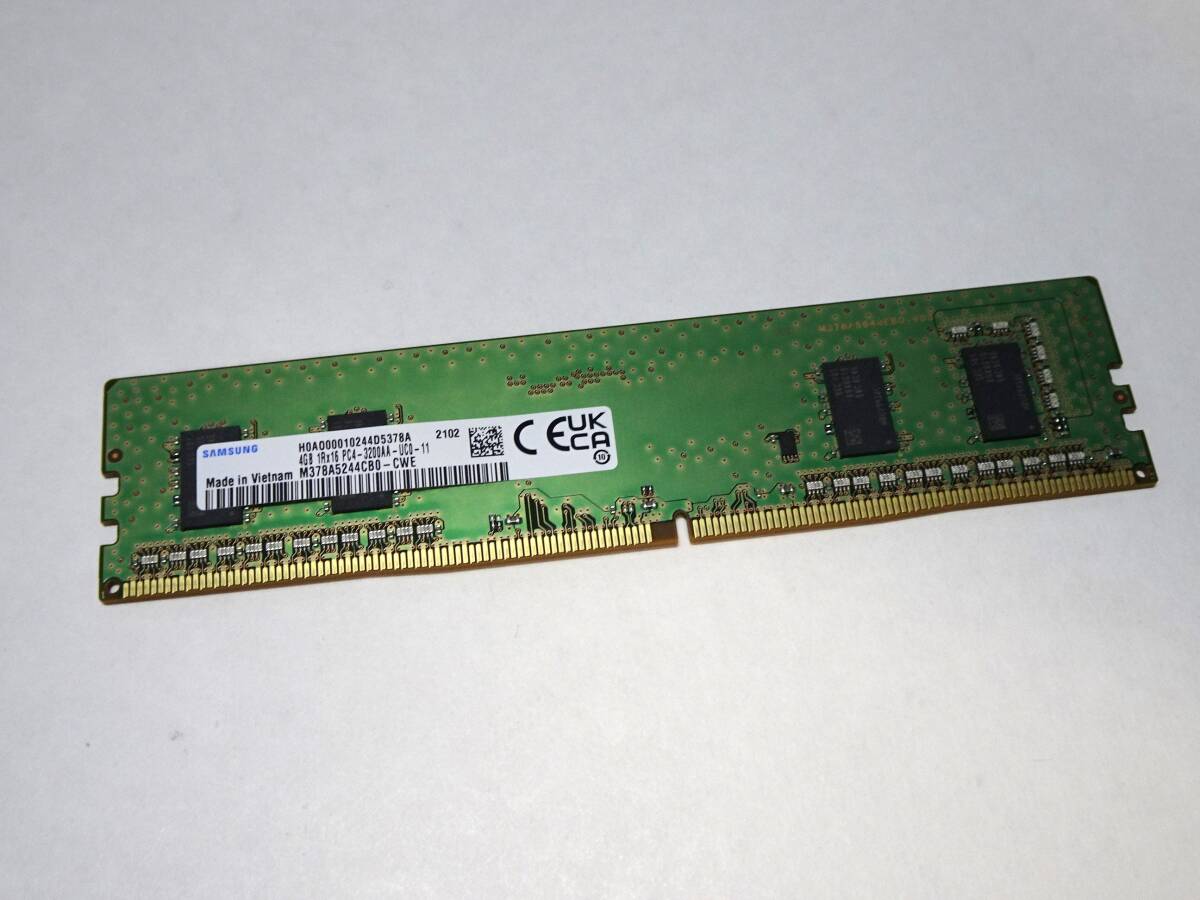 67 SAMSUNG デスクットプPC用メモリー PC4-3200AA-UC0-11 DDR4 4GB 