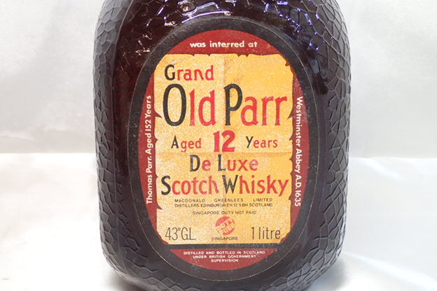 5043[M]◆未開栓古酒◆Old Parr/オールドパー/Superior/Deluxe/12年/スコッチ/ウイスキー/1L/750ml/43%/箱付き含む まとめて 3本セットの画像7