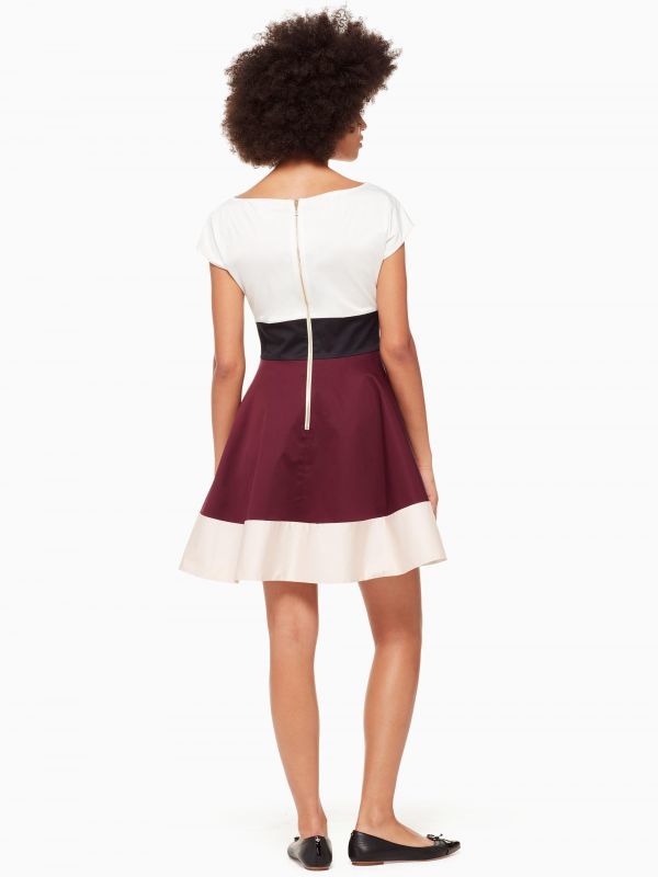 新品　送料無料　US0号/JP7号～9号ケイトスペード ニューヨークKate Spade New York colorblock fiorella dress