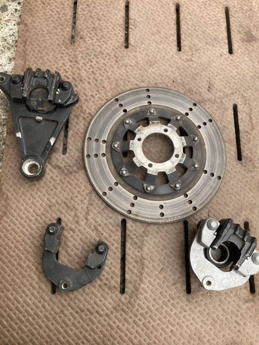  perhaps Kawasaki. old car brake parts various #Z400FX# old car 