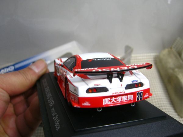 ・送料350円●ミニカー 現状●エブロ 1/43●JGTC 2003 DENSO SARD スープラ●レーシングカーコレクション464_画像5