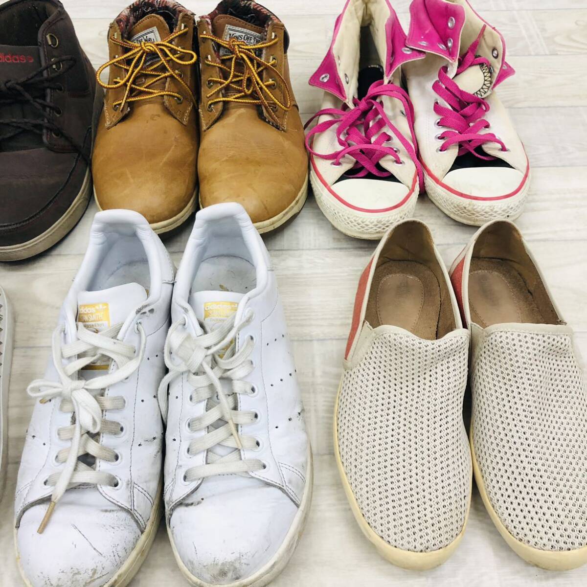 *5-48② men's shoes set sale 16 point set size 25cm~ sneakers sport shoes Adidas Converse other sports bra ndo.