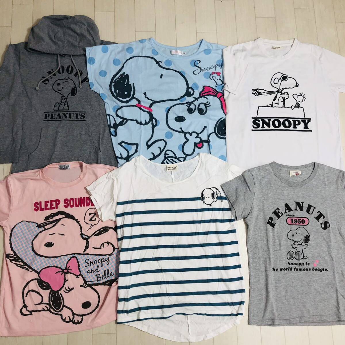 **5-20 PEANUTS SNOOPY Peanuts Snoopy summarize 53 point set size various child clothes adult clothes tops bottoms bag goods hat 