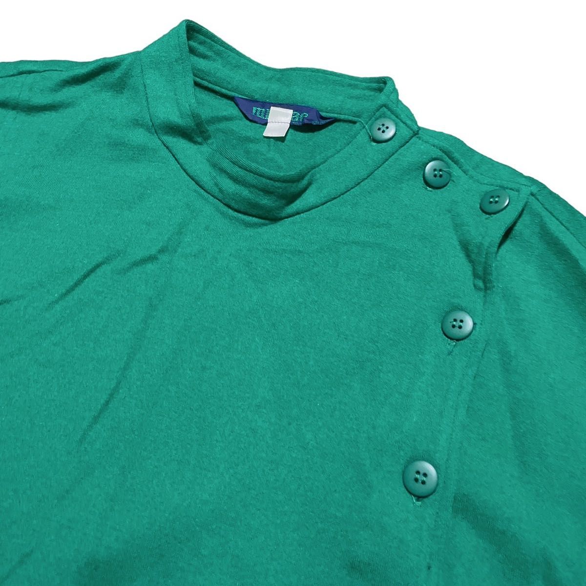 ※出品数確保の為、期間限定出品※ micmac セーター トレーナー カットソー 緑 グリーン 長袖