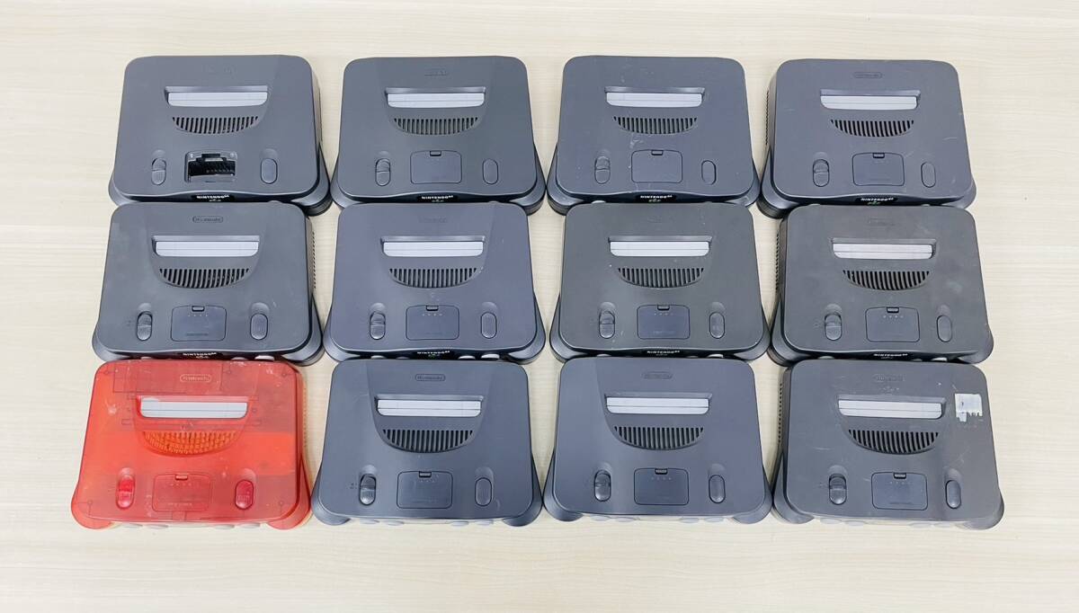 Nintendo 64 Nintendo 64 body 12 pcs set sale clear red H-17