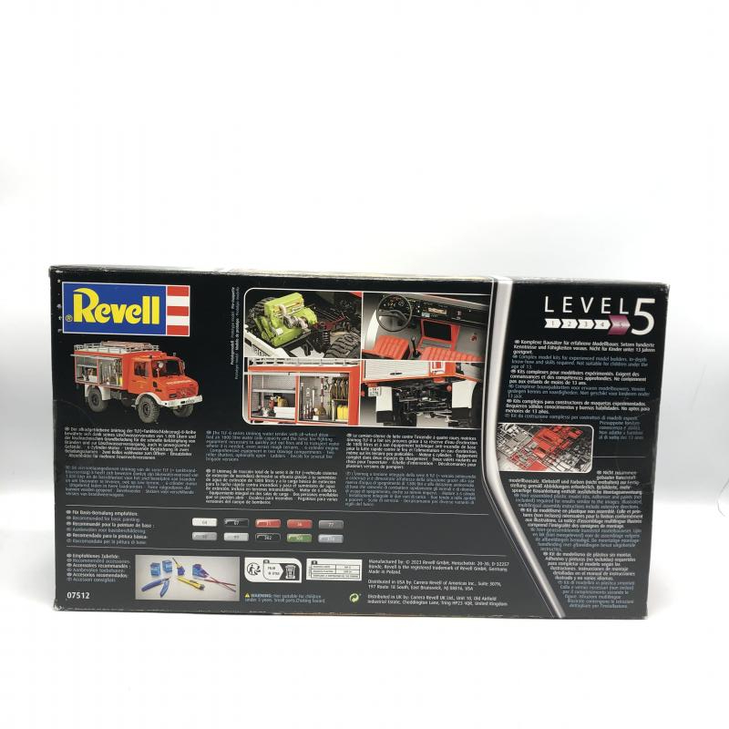 レベル 1/24 メルセデス・ベンツ UNIMOG プラモデル 未組立品 Revell MERCEDES-BENZ U1300L TLF8/18_画像4