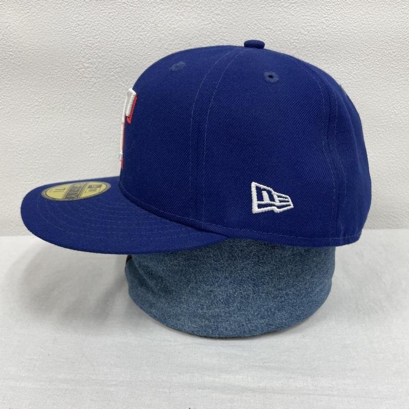 ニューエラ NEWERA 59FIFTY OFFICIAL ON-FIELD CAP 58.7cm 帽子 帽子 - 青 / ブルー ロゴ、文字 X 刺繍_画像3