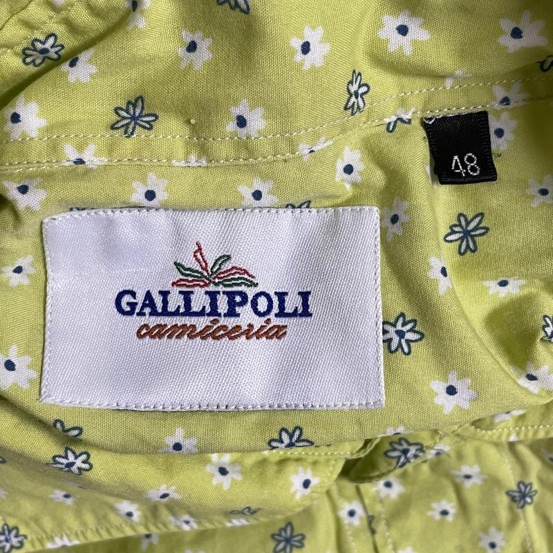 古着 GALLIPOLI camiceria / ガリポリカミチェリア　イタリア製 コットン 長袖 花柄シャツ シャツ、ブラウス シャツ、ブラウス 48_画像8