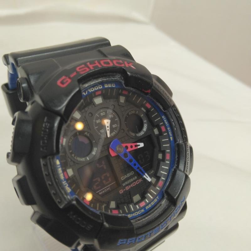 ジーショック CASIO Layered Black ＆ Tricolor トリコロール GA-100LT デジアナ 腕時計 腕時計 腕時計 -_画像4