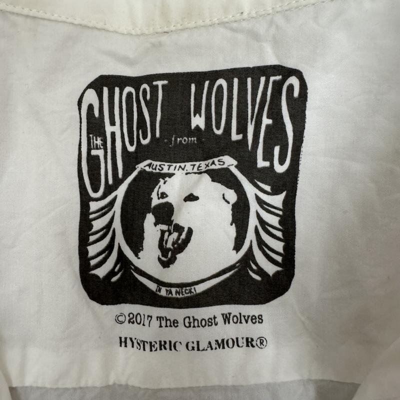 ヒステリックグラマー THE GHOST WOLVES MONTHLY MYSTERY 長袖 シャツ シャツ、ブラウス シャツ、ブラウス M 白 / ホワイト_画像3