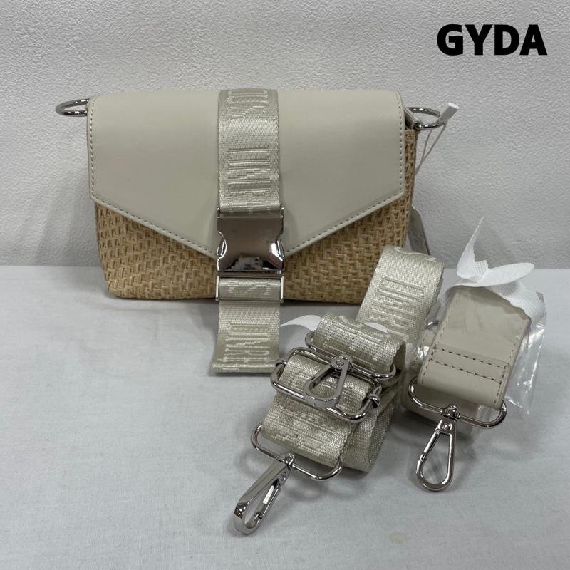 ジェイダ GYDA 2WAY ジャカードカゴBAG 072331964501 01 ハンド ショルダー WHT タグ付き ショルダーバッグ FREE 無地 X ロゴ、文字_画像1