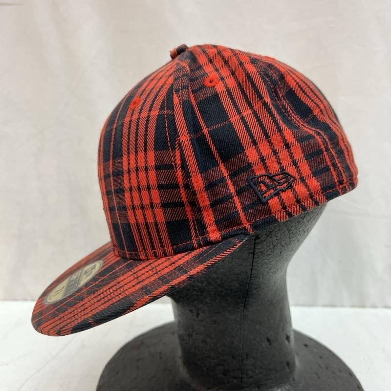 シュプリーム NEW ERA ニューエラ チェック ベースボールキャップ 7 1/2 59.6cm 帽子 帽子 - 赤 / レッド_画像3