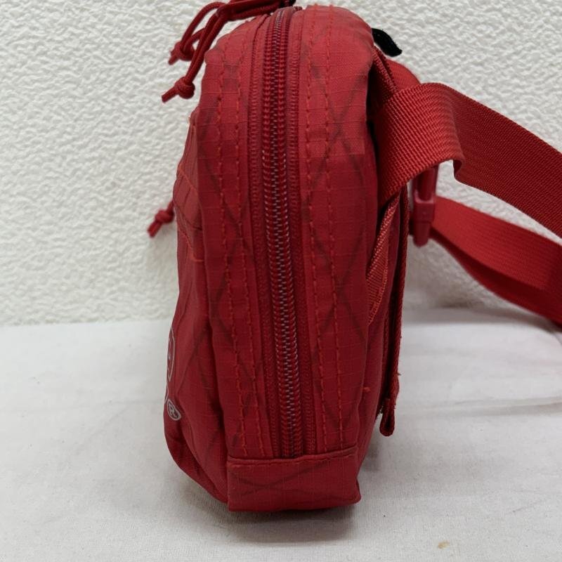 シュプリーム 18AW Shoulder Bag X-PAC 格子柄 ロゴ ショルダーバッグ - 赤 / レッド_画像3
