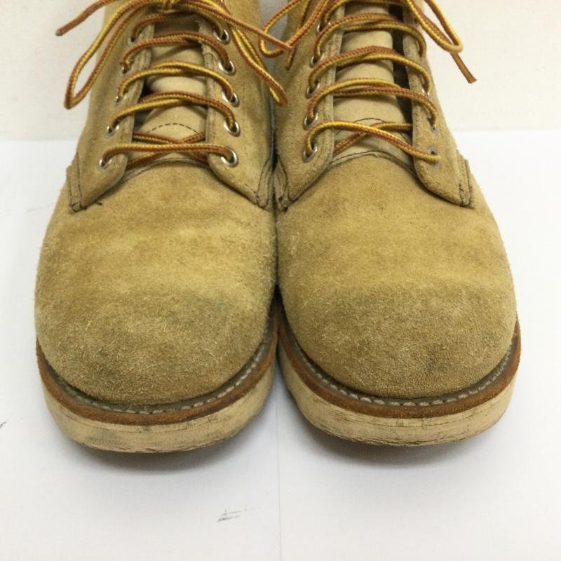  Red Wing 8167 6 -inch rough out suede Work boots 2000 year old feather tag plain E wise boots boots US:8.5 plain 