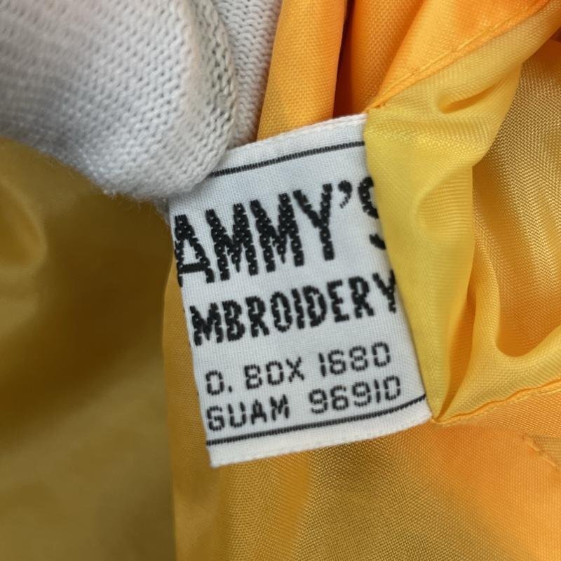 古着 SAMMY'S GUAM USA 刺繍 リバーシブル スカジャン ミリタリー フライト ジャケット、上着 ジャケット、上着 L_画像10