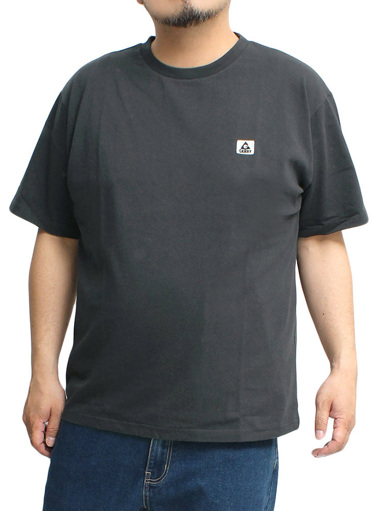 【新品】 5L ダークグレー GERRY ジェリー 半袖 Tシャツ メンズ 大きいサイズ ロゴ バックプリント クルーネック カットソー_画像3
