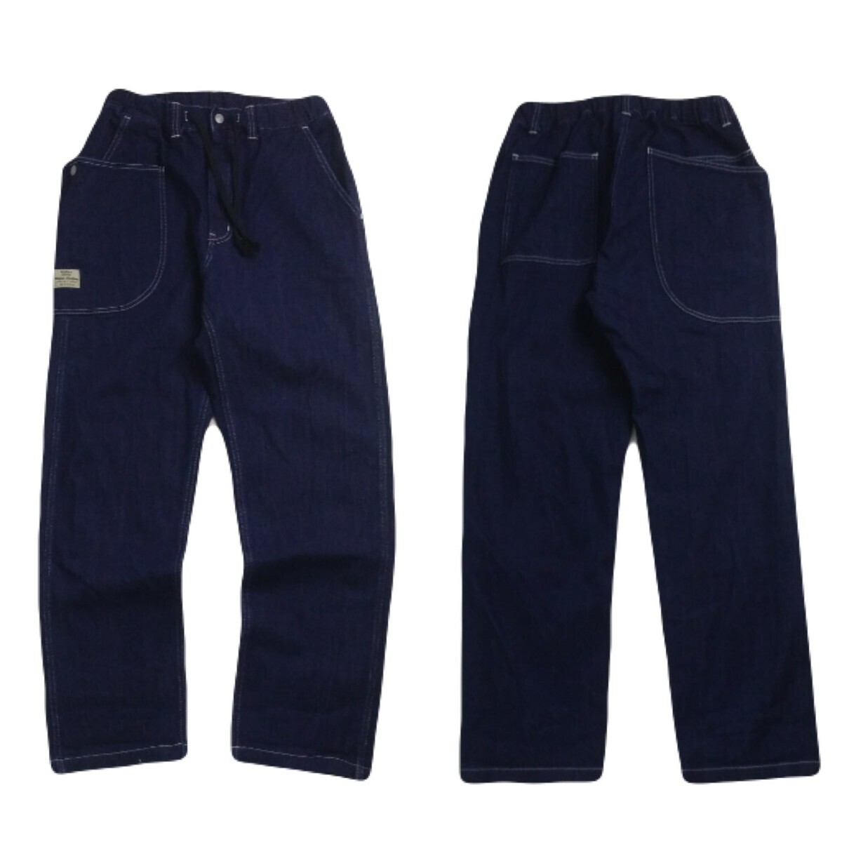  как новый темно синий первоклассный . остров джинсы стрейч Roo z Fit легкий брюки Denim брюки ji- хлеб рабочие брюки мужской W32 сделано в Японии 2405133