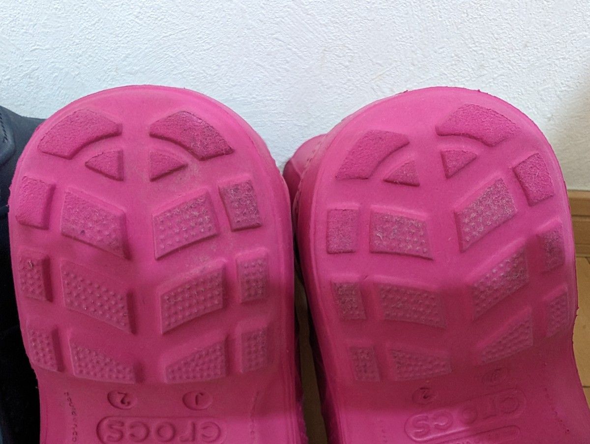 crocs　クロックス　長靴　ブーツ　レインブーツ　２足セット　双子　J2  20cm
