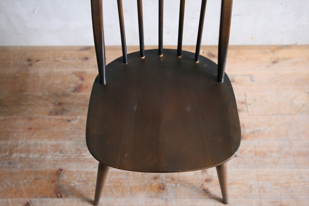  Britain antique *ERCOLa- call ke- car chair / dining chair / wooden chair / display shelf / store furniture / display pcs / England Vintage furniture 