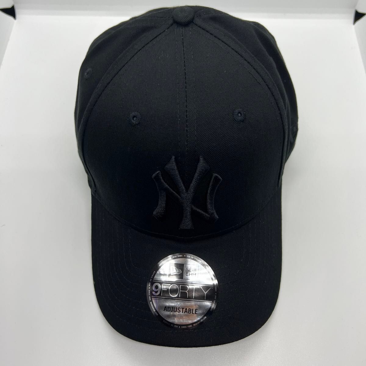 B49 New Era ニューエラ MLB NY ヤンキース　ブラック　黒　ロゴ