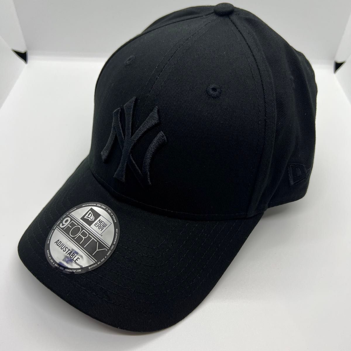 B49 New Era ニューエラ MLB NY ヤンキース　ブラック　黒　ロゴ