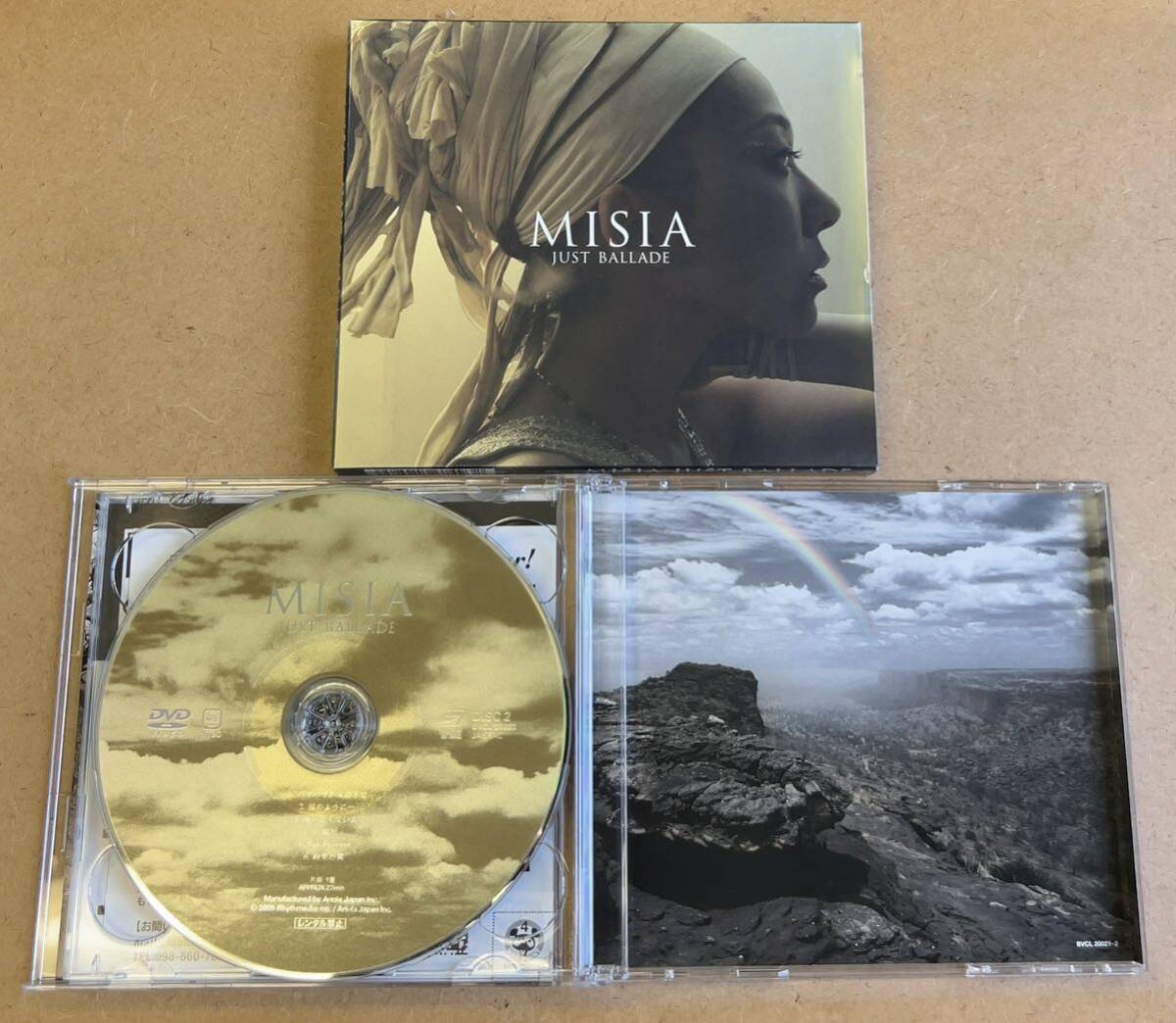 送料無料☆MISIA『JUST BALLADE』初回限定盤CD＋DVD☆スリーブケース☆美品☆アルバム☆3412_画像5