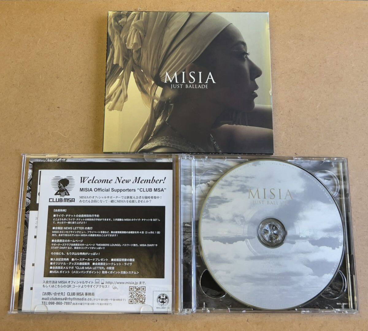 送料無料☆MISIA『JUST BALLADE』初回限定盤CD＋DVD☆スリーブケース☆美品☆アルバム☆3412_画像4