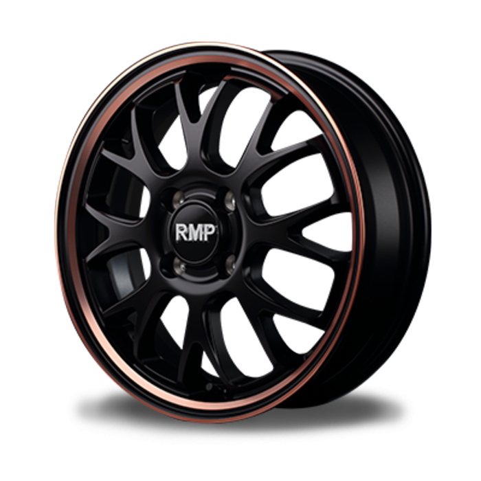 TOYO OPEN COUNTRY R/T 165/60R15 RMP 820F セミグロスブラック/デュアルポリッシュ/ピンクゴールドクリア 15インチ 4.5J+45 4H-100_画像1