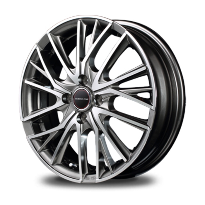 TOYO OPEN COUNTRY R/T 165/65R15 VERTEC ONE VULTURE ハイパーシルバーポリッシュ 15インチ 4.5J+45 4H-100 4本セット_画像1