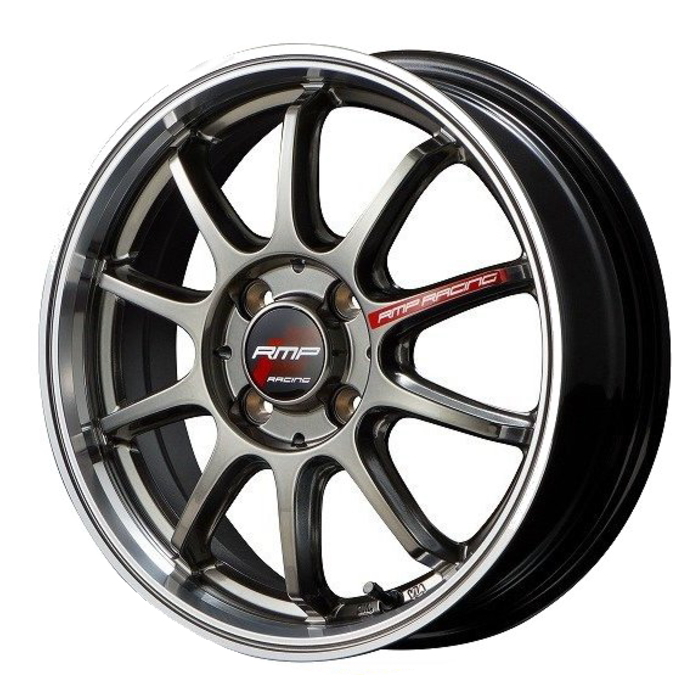 TOYO PROXES R1R 205/45R16 RMP RACING R10 レーシングチタンシルバー 16インチ 6J+43 4H-100 4本セット_画像1