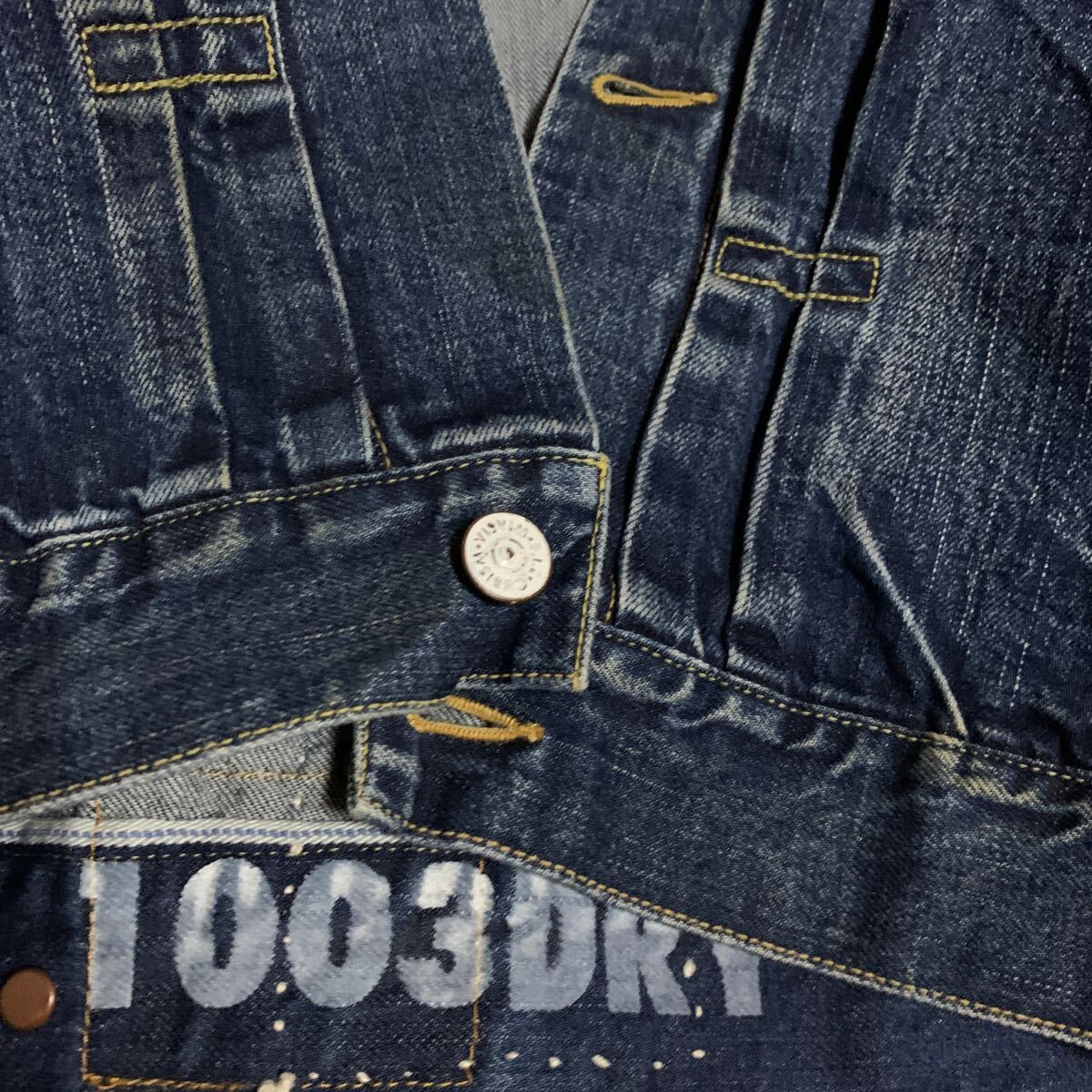 visvim★　SS101　JKT　DRY　DMGD-1003　4　ICTcoachdrylhamodoterajourneymanSCULPTUREFLUXUSセカンドデニムジージャン_画像3