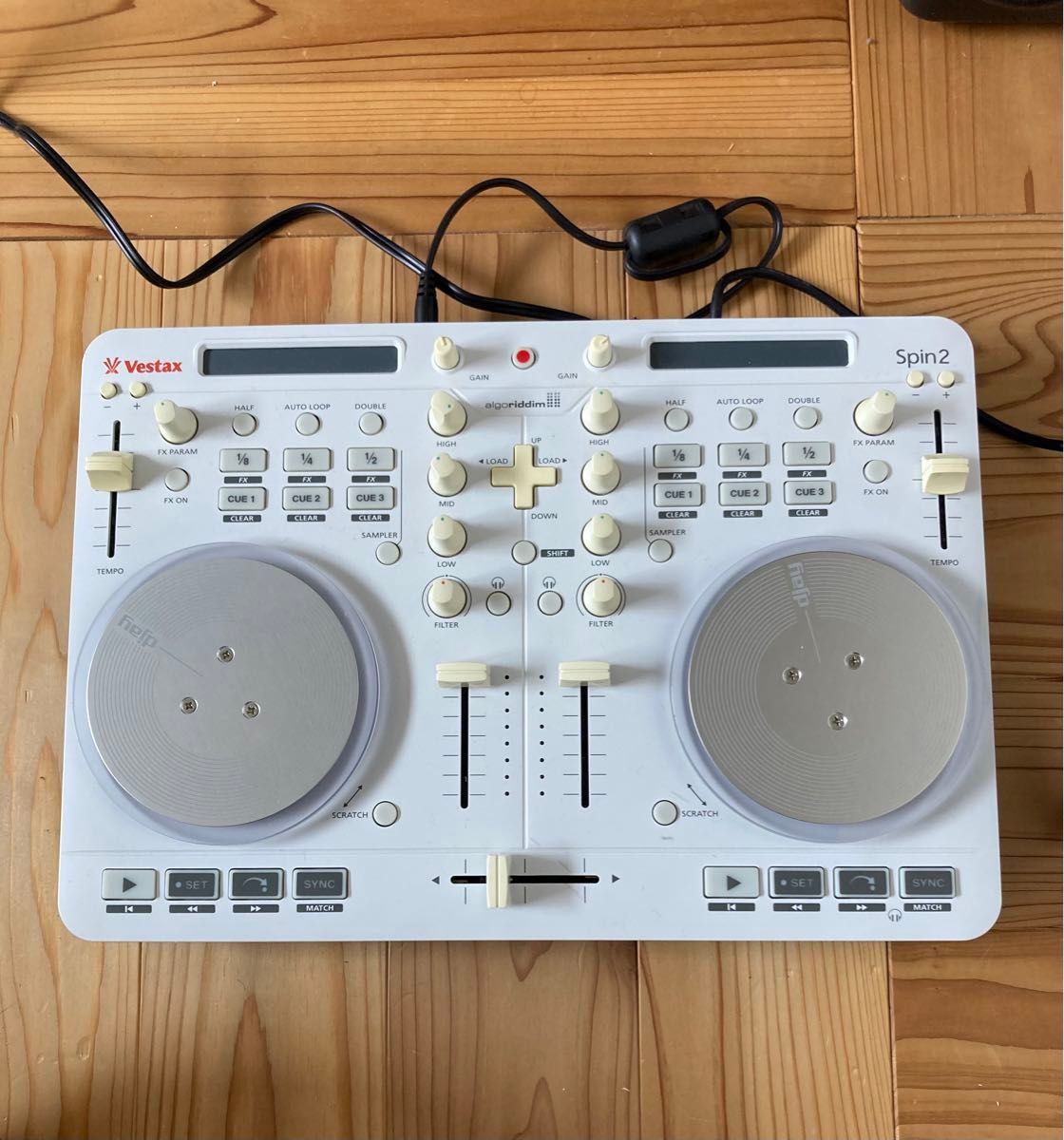 Vestax SPIN2 WHITE DJ ターンテーブル ベスタックス DJコントローラー