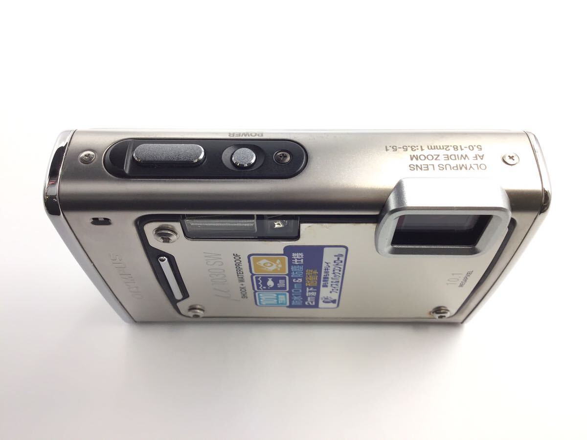 16651 [ operation goods ] OLYMPUS Olympus μ 1030 SW compact digital camera battery attached 