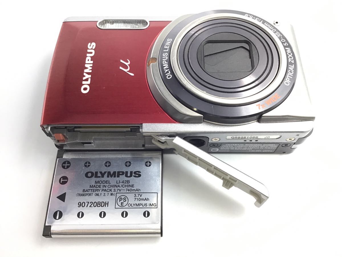 51088 【動作品】 OLYMPUS オリンパス ミュー μ-7020 コンパクトデジタルカメラ バッテリー付属_画像10