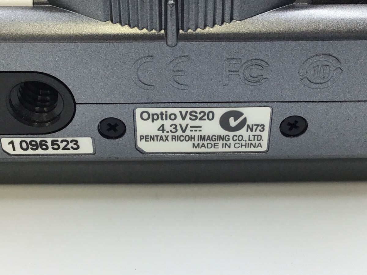 96523 【動作品】 PENTAX ペンタックス Optio VS20 コンパクトデジタルカメラ バッテリー付属_画像9