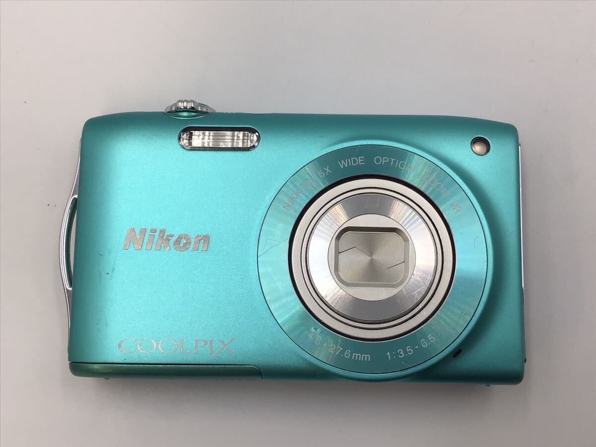 10405 【動作品】 Nikon ニコン COOLPIX S3300 コンパクトデジタルカメラ バッテリー付属_画像1