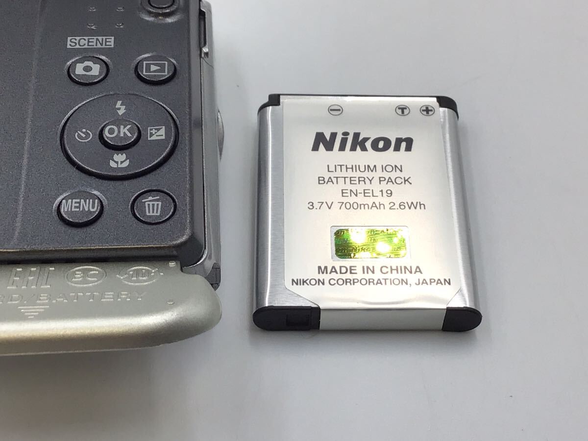 83640 【動作品】 Nikon ニコン COOLPIX A300 コンパクトデジタルカメラ バッテリー ACアダプター 箱 付属_画像10