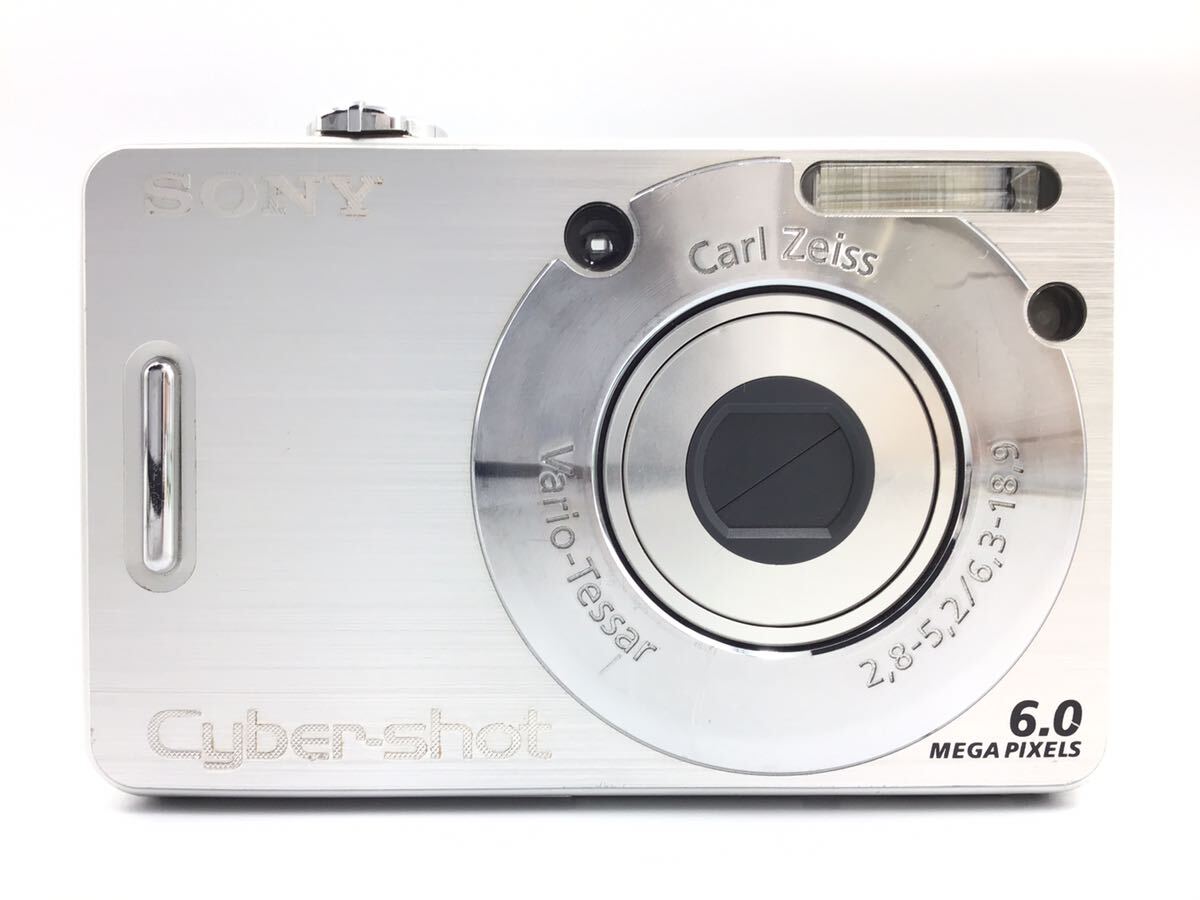 37104 【動作品】 SONY ソニー Cyber-shot DSC-W50 コンパクトデジタルカメラ バッテリー付属_画像1