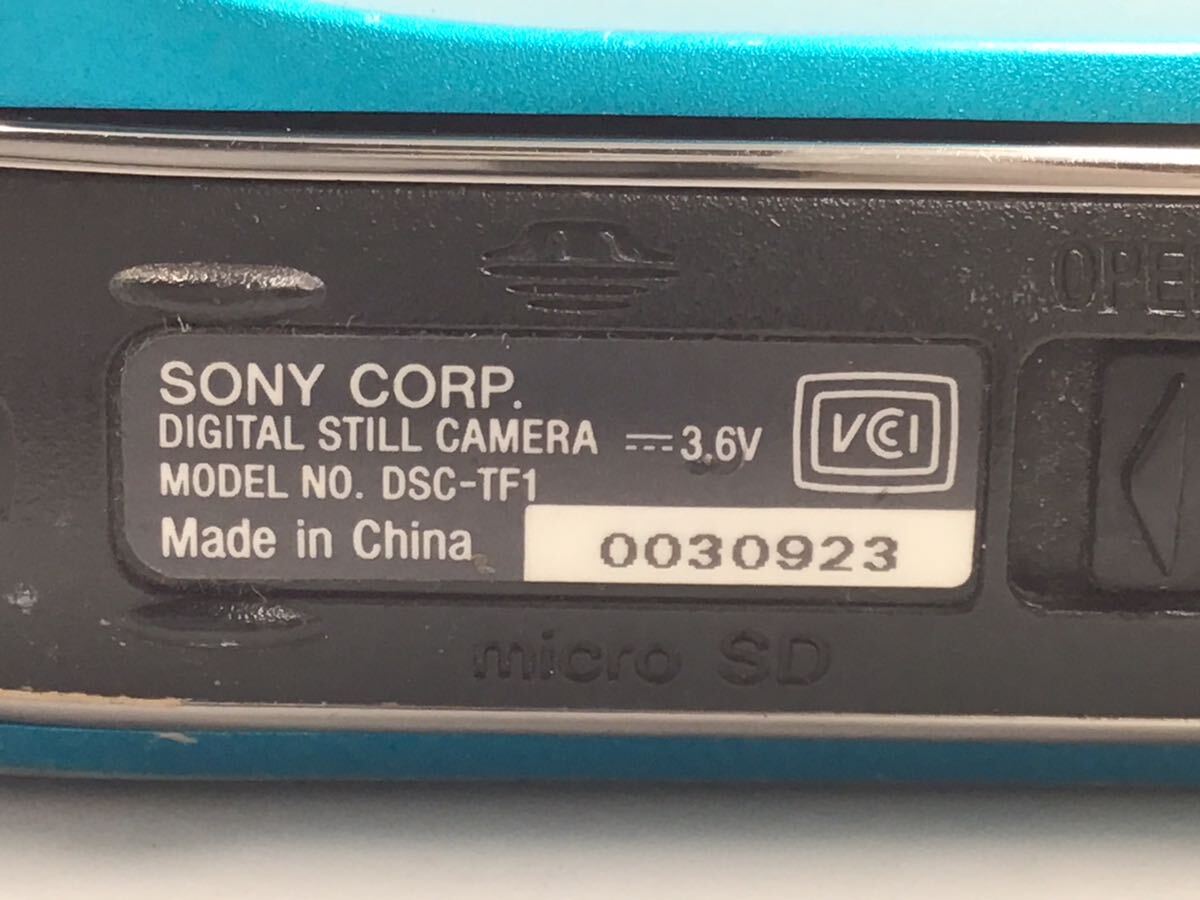 30923 【動作品】 SONY ソニー Cyber-shot DSC-TF1 コンパクトデジタルカメラ バッテリー付属_画像8